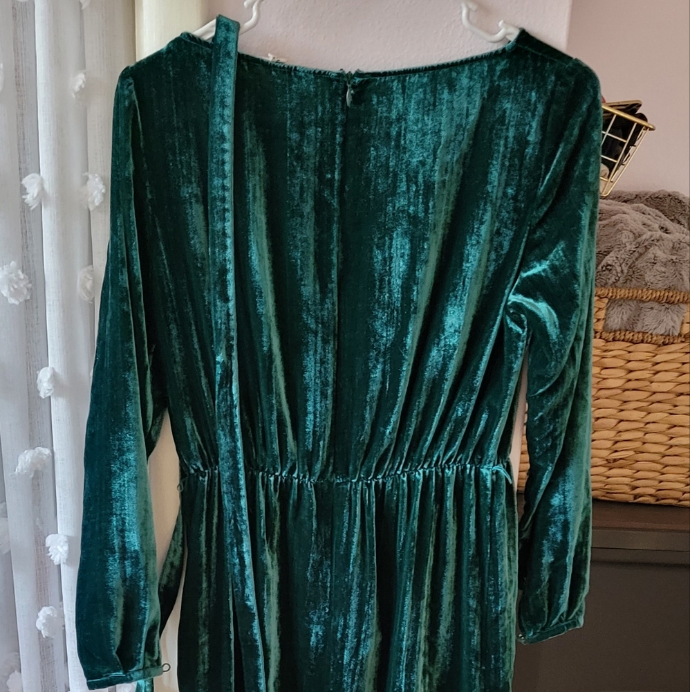Soft velvet dress